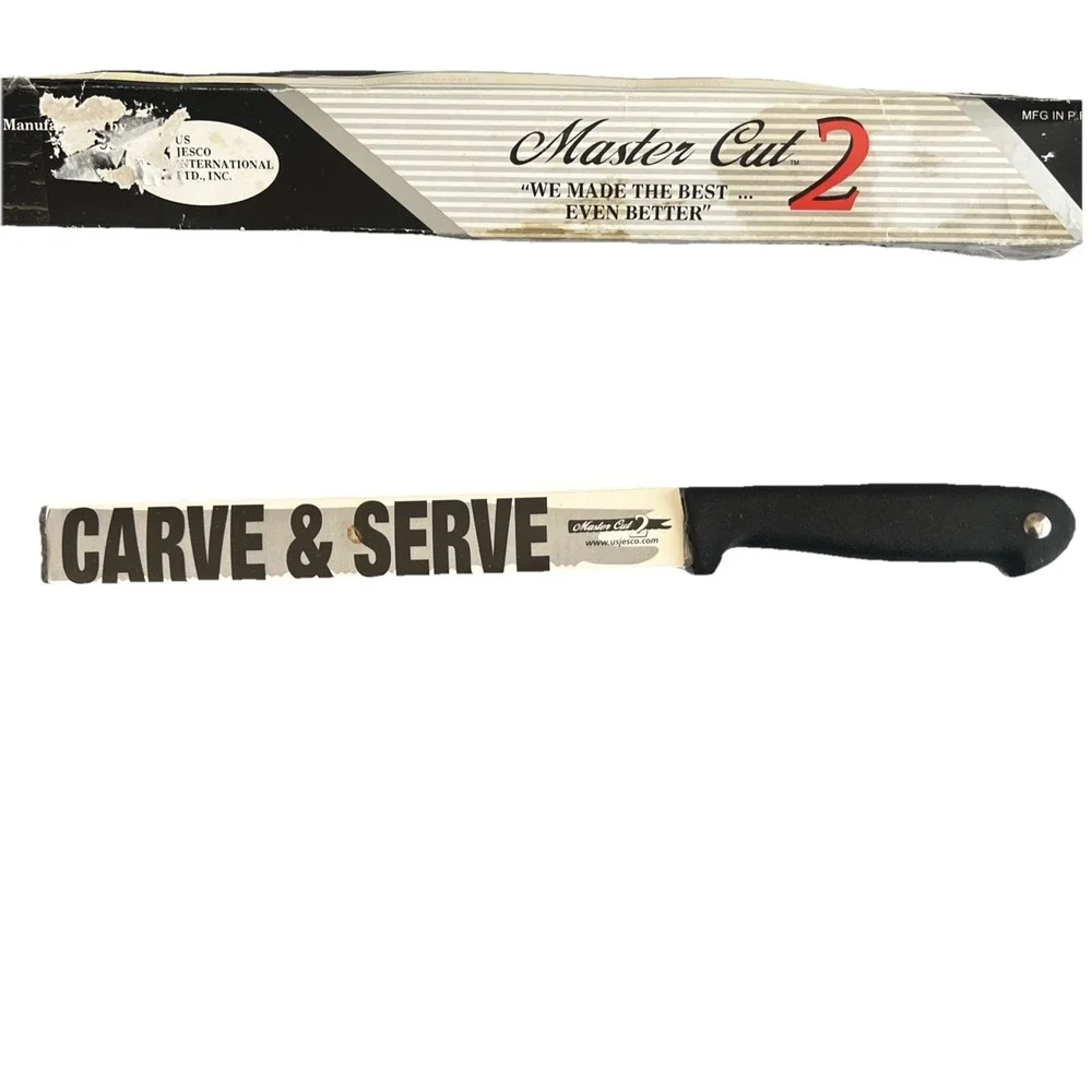 Master Cut 2 Carve & Serve Knife By Jesco Stainless 8